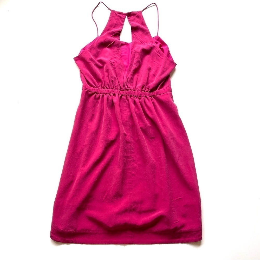 Madewell 2 Pink Silk Daylight Sleeveless Spaghetti Strap Sheath Dress - Picture 10 of 16